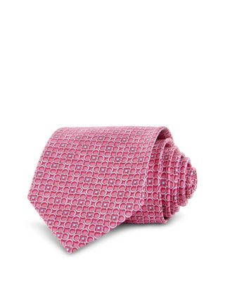 Ferragamo Silk Classic Gancini Floral Tie