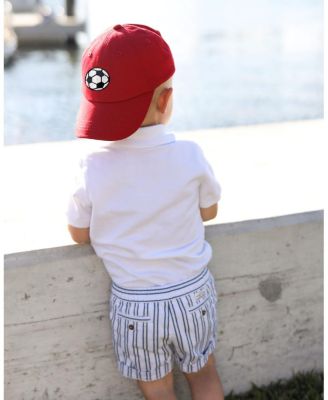 Boys' Soccer Baseball Hat in Red- Little Kid, Big Kid