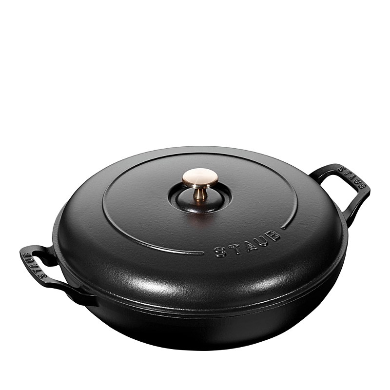 Staub 3.5qt Braiser In Black