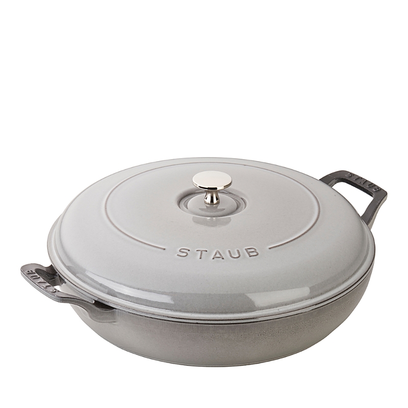Staub Cast Iron 3.5-qt. Braiser In Graphite Grey