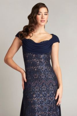 Merced Sequin Embroidered Gown