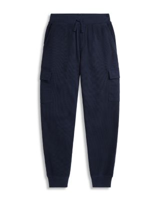 Ralph Lauren - Boys' Waffle Knit Cotton Cargo Jogger Pants - Little Kid, Big Kid