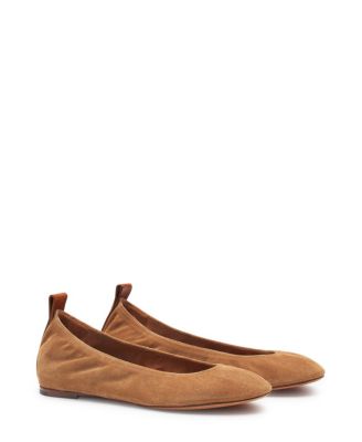 Lanvin - Women's The Suede Ballerina Flat