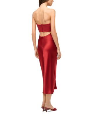 Mixed Media Midi Dress