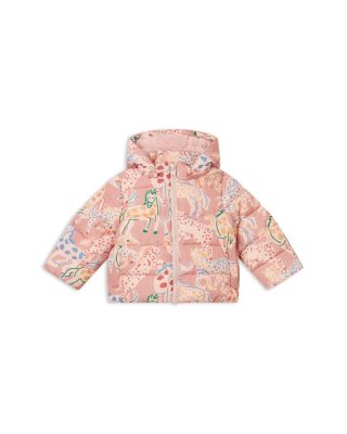 Stella McCartney - Girls' Prairie Horses Print Puffer Coat - Baby