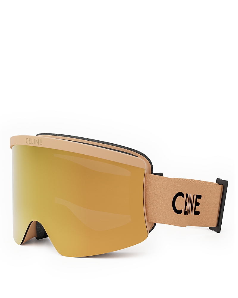 Celine Mirror Ski Mask In Brown