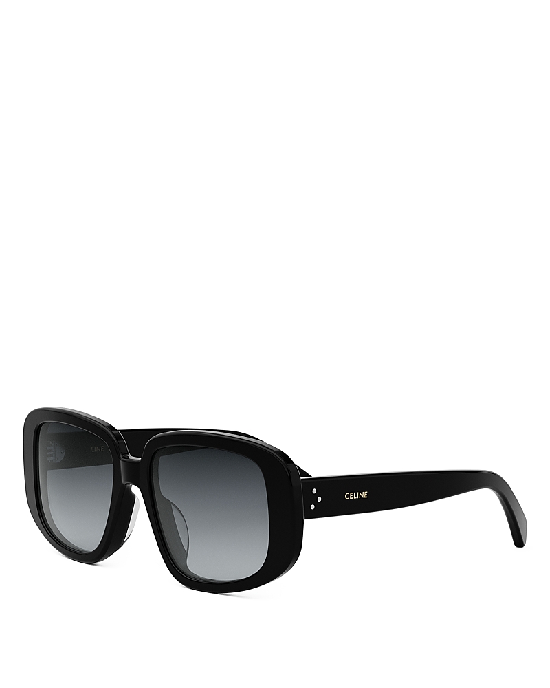 Celine 3 Dots Geometric Sunglasses, 55mm