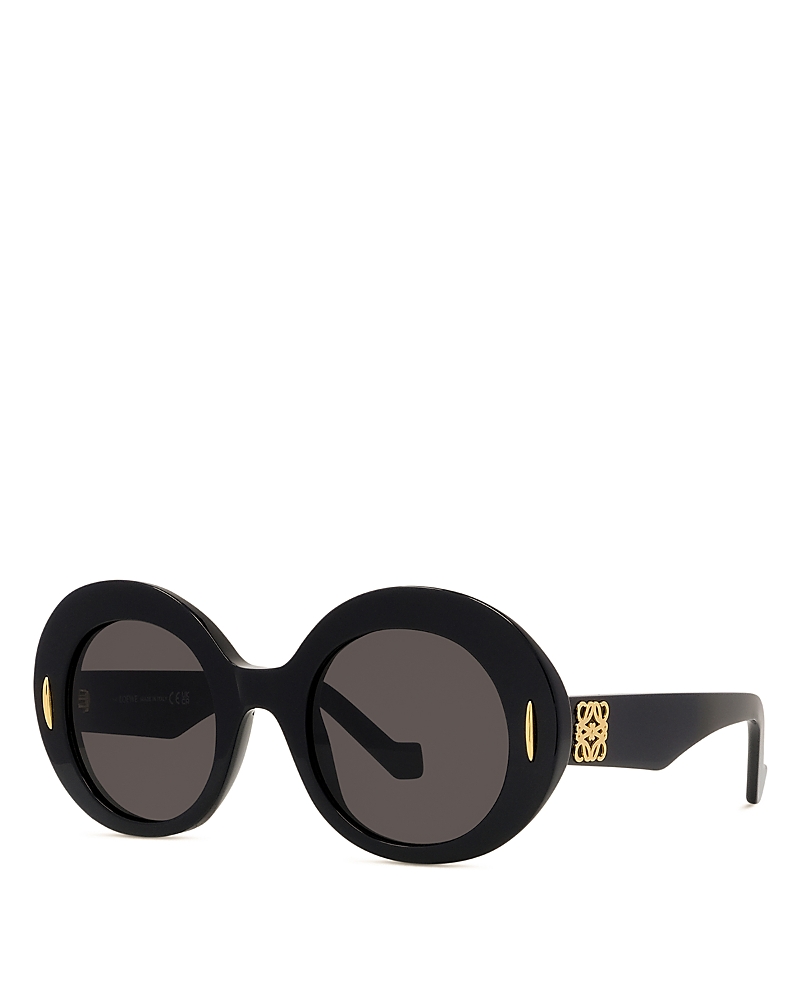 Loewe Anagram Oval Sunglasses, 50mm