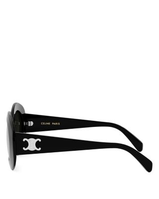 Triomphe Round Sunglasses, 54mm