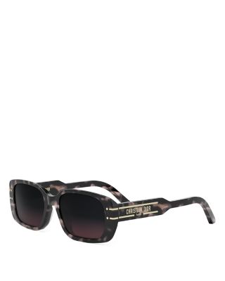 DiorSignature S12I Rectangle Sunglasses, 53mm
