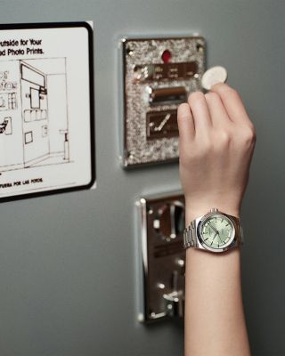 Conquest Sunray Green Watch, 34mm