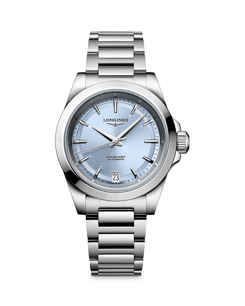 Longines Conquest Sunray Blue Watch, 34mm