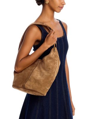Sonny Medium Suede Hobo Bag