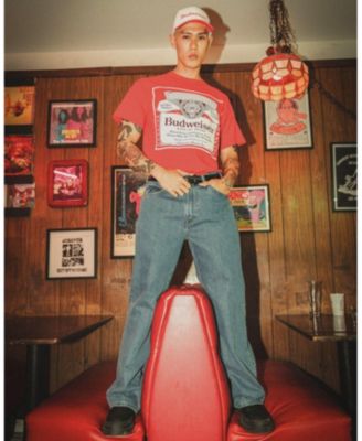 Unisex Budweiser Label King of Beers Flea Market Tee