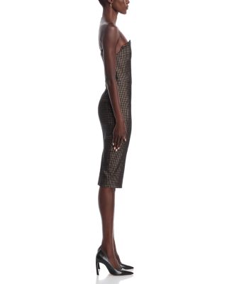 Lena Notch Neck Sheath Dress