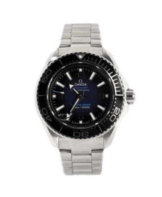 Pre-Owned Omega Seamaster Professional Planet Ocean 6000M Ultra Deep Automatic Watch in O-Mega Steel and Ceramic 45mm