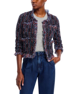 Aldo Martins - Thun Fringed Knit Bomber Jacket