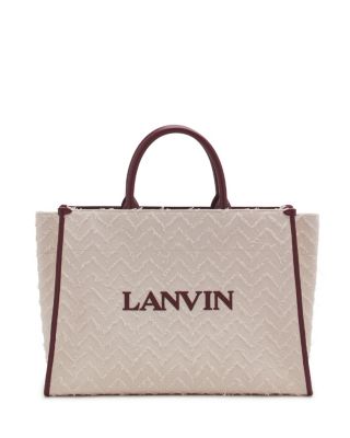 Lanvin - Herringbone Motif In&Out Mm Tote Bag