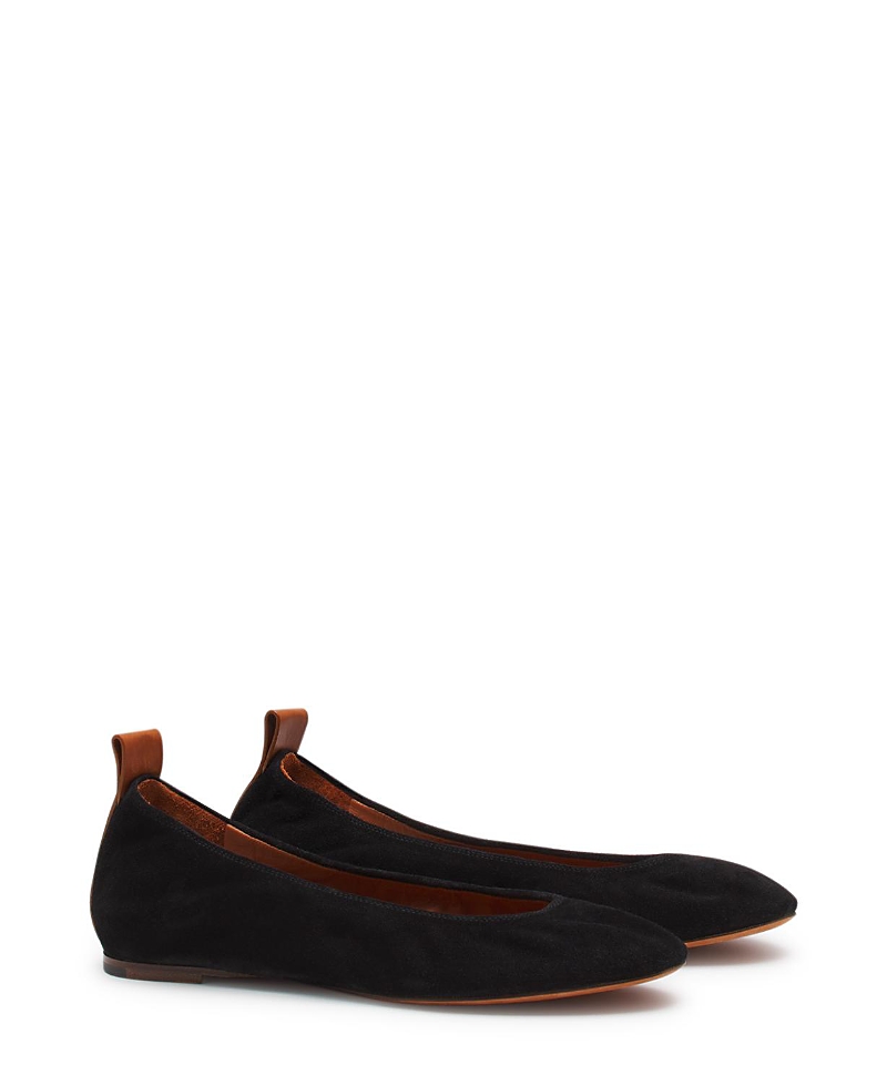 Lanvin Women's The Suede Ballerina Flat