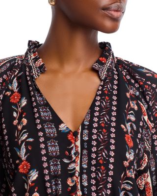 Tiered Long Sleeve Midi Dress