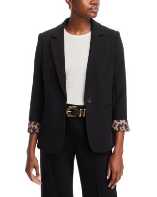 T Tahari - Printed Cuff Blazer