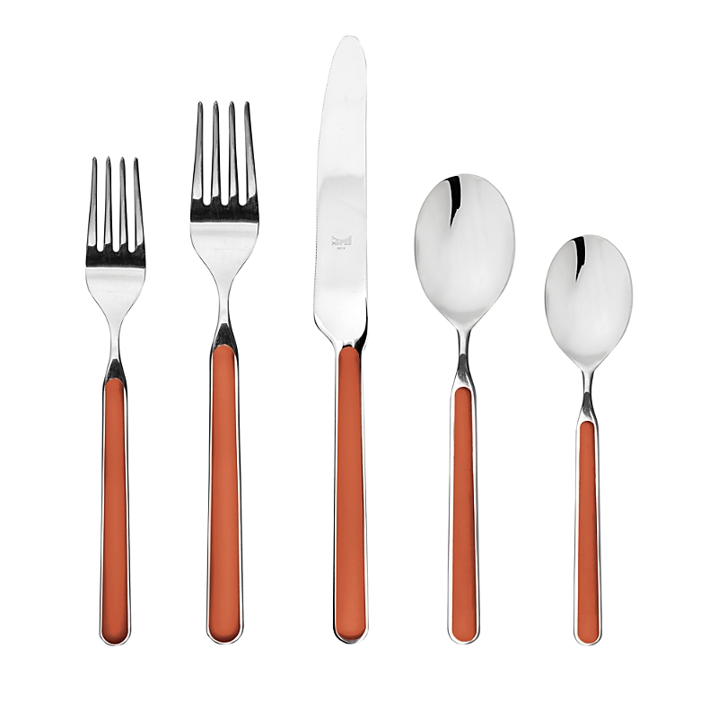 Mepra Fantasia Rust 20-piece Flatware Set In Rust