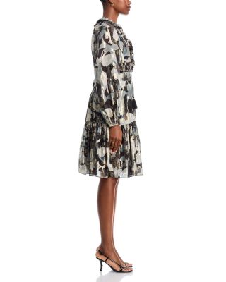 Jenson Metallic Silk Dress