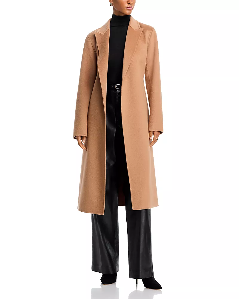 Elie Tahari The Nora Wool Silk and Cashmere Coat