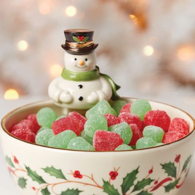 Holiday Snowman Bowl