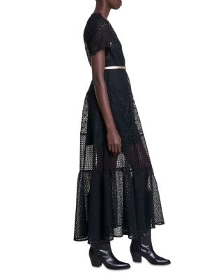 Maje Rosace Lace Maxi Dress | Bloomingdale's Women