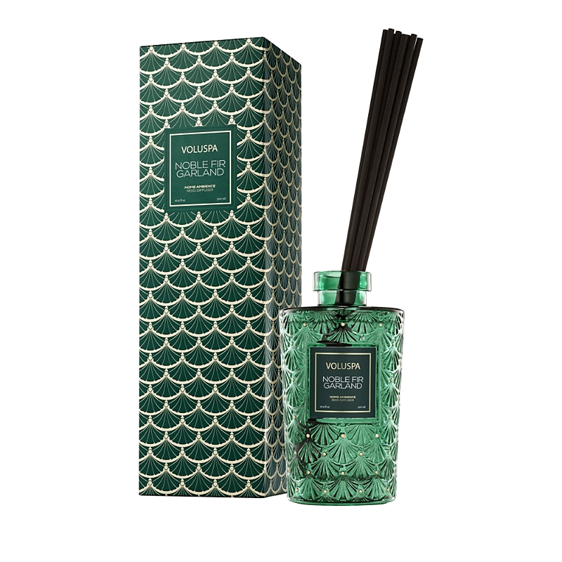 Voluspa Noble Fir Garland Luxe Reed Diffuser
