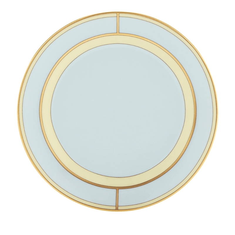 Ginori 1735 Porcelain Colonna Diva Celeste Bread Plate In Celeste