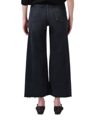 Lyra High Rise Cropped Wide Leg Jeans in Medallion