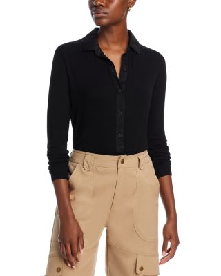 Bella Dahl - Long Sleeve Rib Mix Shirt