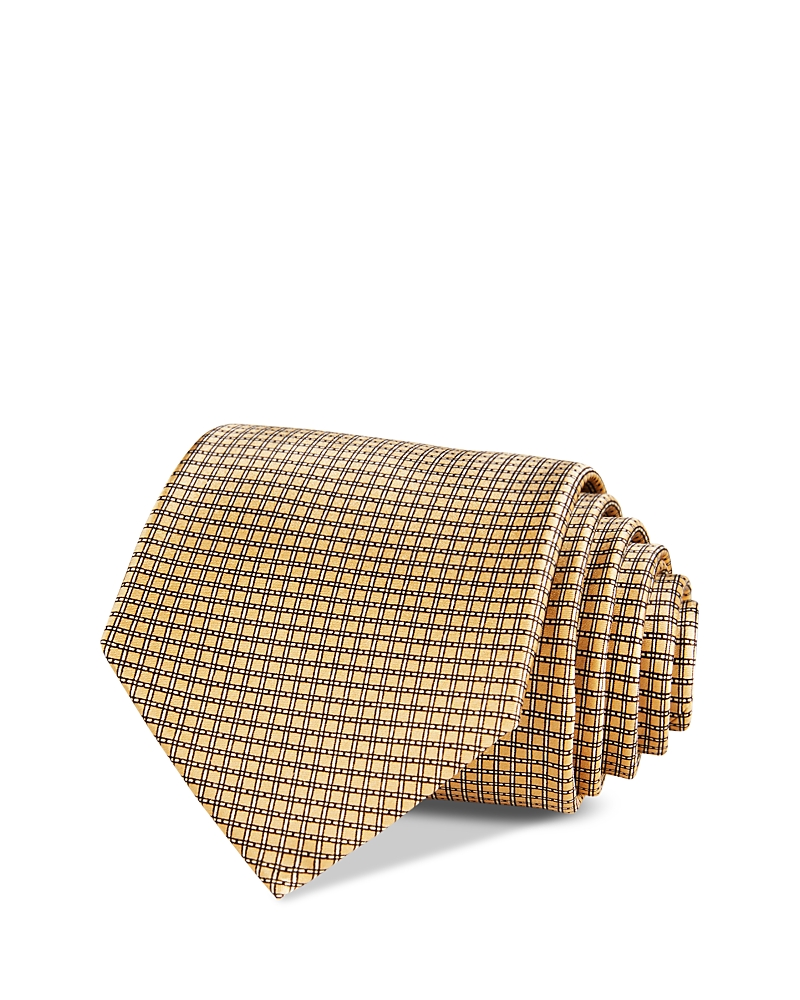 The Men's Store At Bloomingdale's Classic Geometric Necktie - Exclusive In Gold