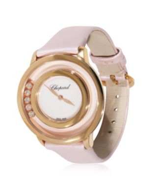 Pre-Owned Chopard Rose Gold Happy Diamonds 209429-5106 32.00