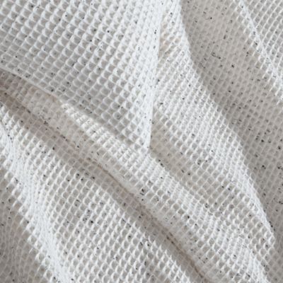 Speckled Waffle Cotton 3 Piece Bedding Set