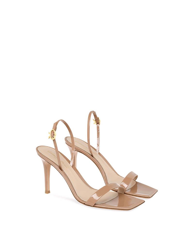 Gianvito Rossi Women's Ribbon Stiletto 85 Sandals In Pink