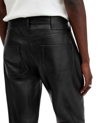 Lynch Leather Straight Fit Pants 