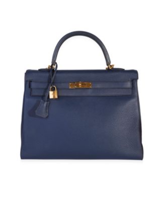 Pre-Owned Hermes Kelly Leather Handbag