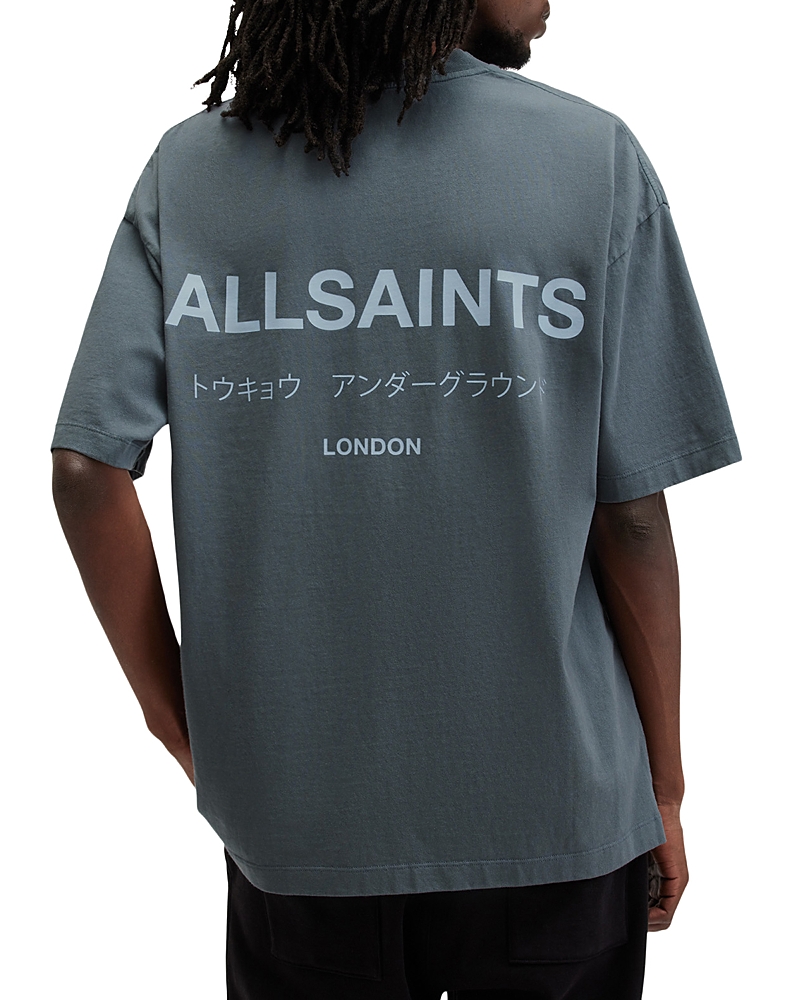Allsaints Underground Organic Cotton Logo Graphic Tee