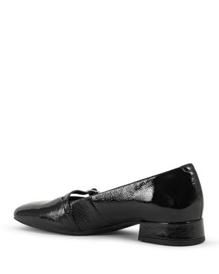 Women's Debbi Square Toe Buckle Detail Flats
