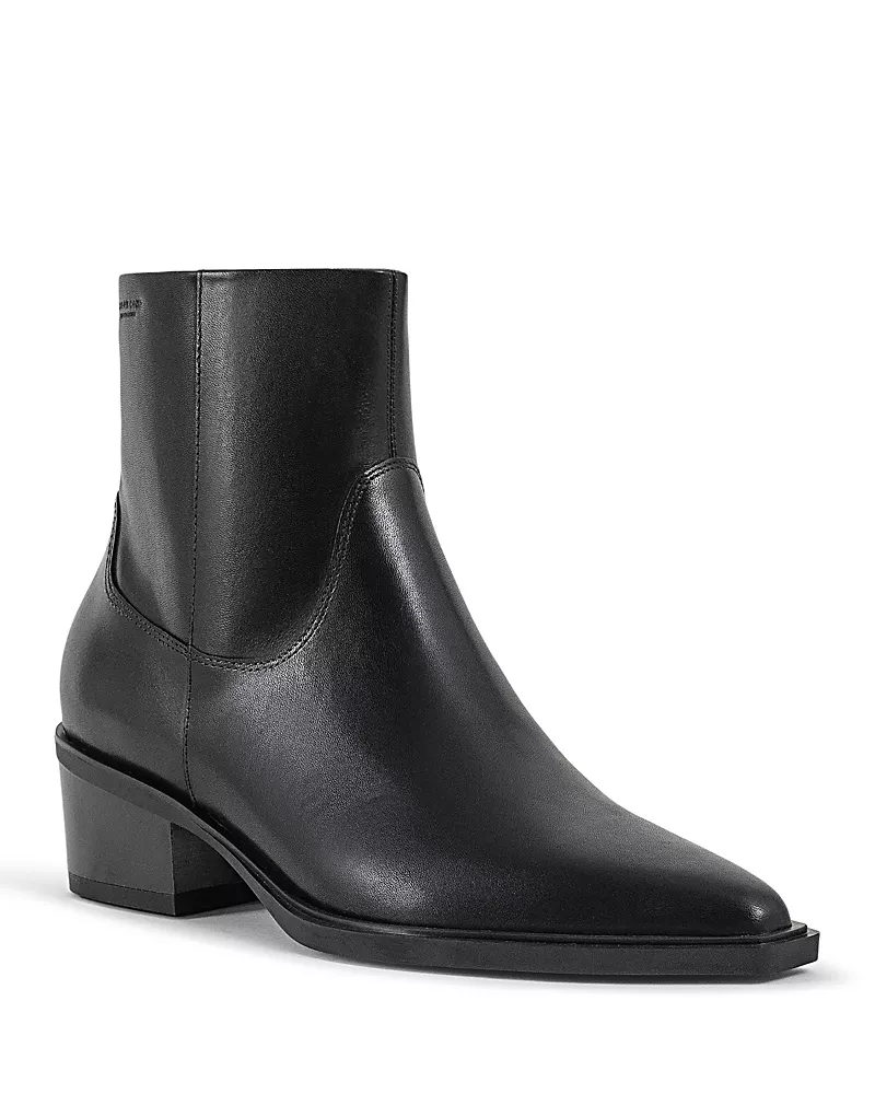Vagabond Shoemakers Women's Kelsey Pointed Toe Block Heel Ankle Boots