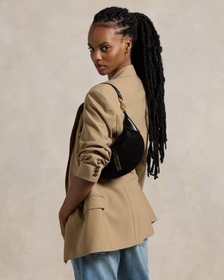 Polo ID Mini Suede Shoulder Bag