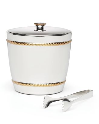 Reed & Barton Roseland Ice Bucket & Tongs | Bloomingdale's