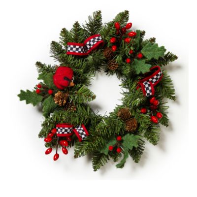 Mackenzie-Childs Cozy Christmas Mini 12 Wreath