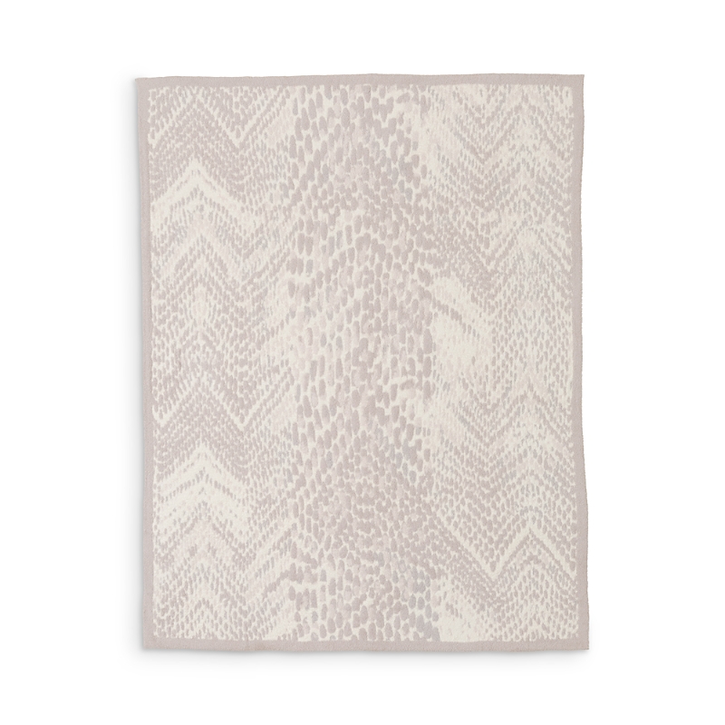 Barefoot Dreams Cozychic Snakeskin Throw In Cream Multi