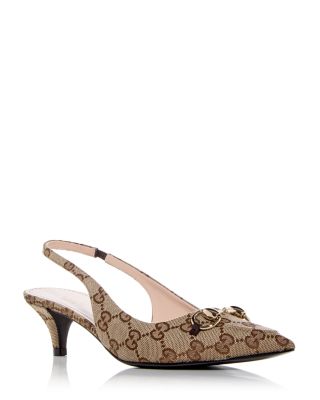Gucci - Women's GG Slingback Pumps