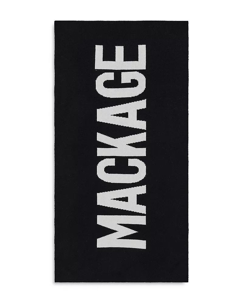 Mackage Juno Reversible Logo Scarf