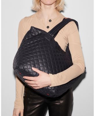 Medium Quilted Nylon Metro Tote Deluxe